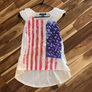 4th Of July Hi-lo Top